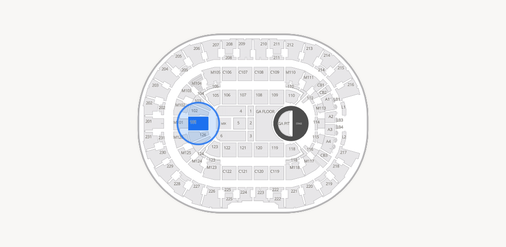 Rocket Arena Seating Chart