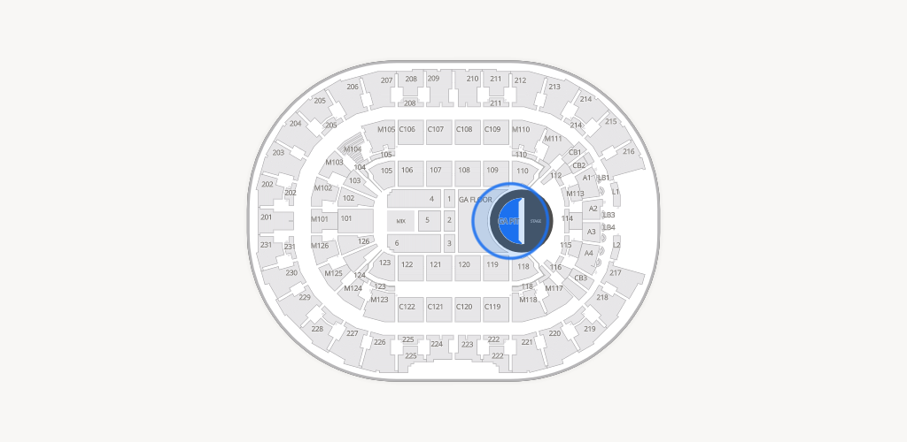 Rocket Arena Seating Chart