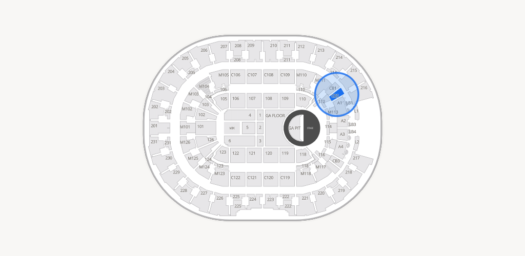 Rocket Arena Seating Chart