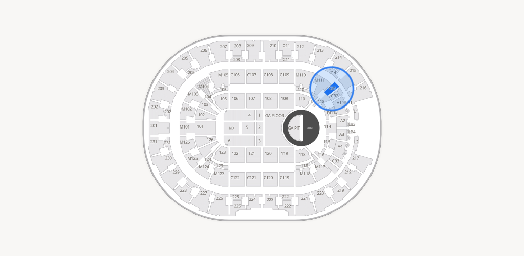 Rocket Arena Seating Chart