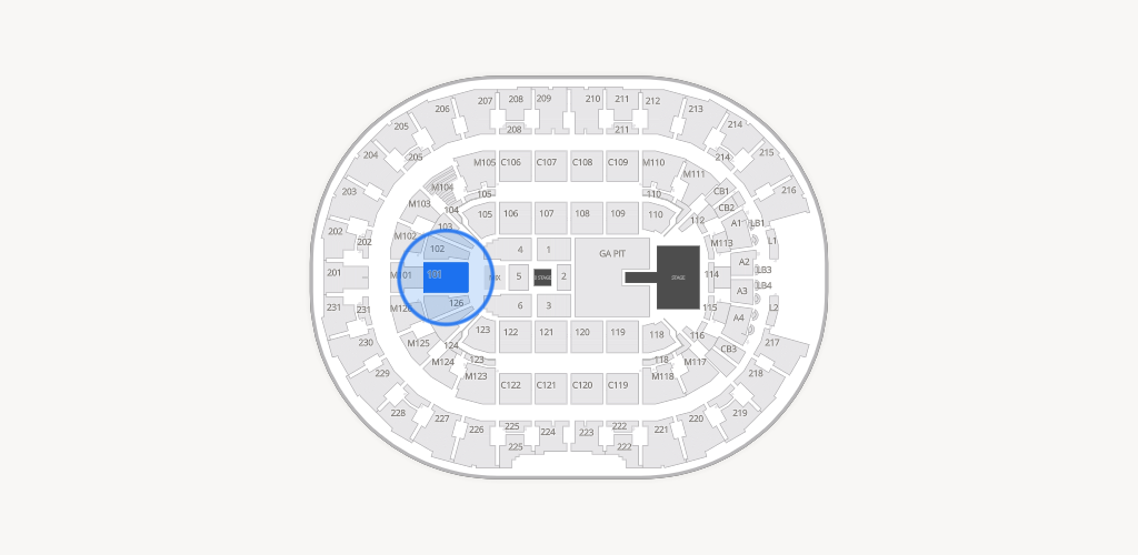 Rocket Arena Seating Chart