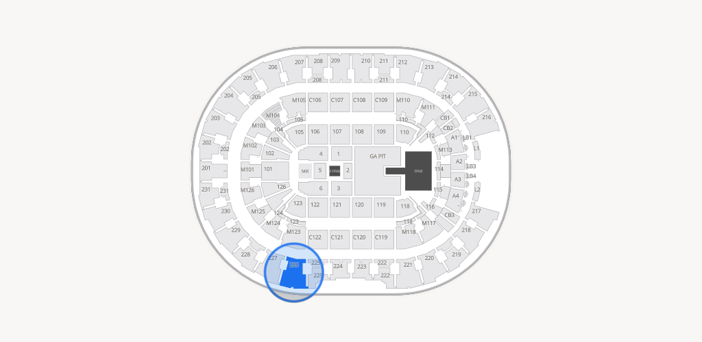 Rocket Arena Seating Chart