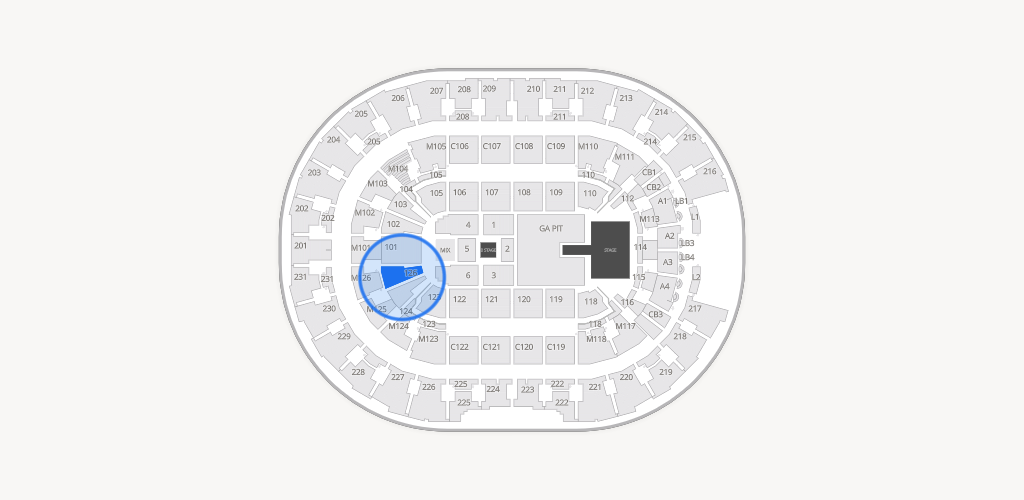 Rocket Arena Seating Chart