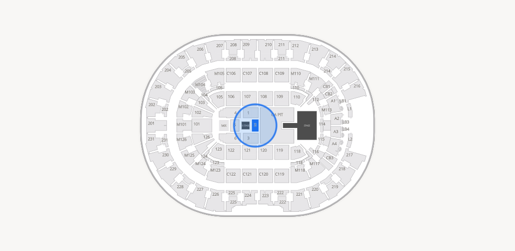 Rocket Arena Seating Chart