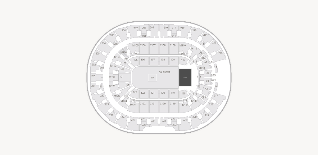 Rocket Arena Seating Chart