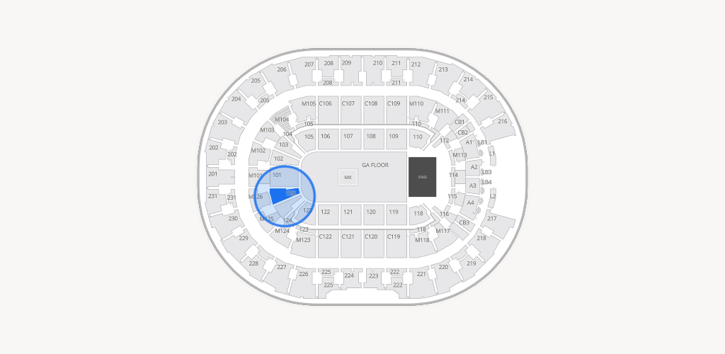Rocket Arena Seating Chart