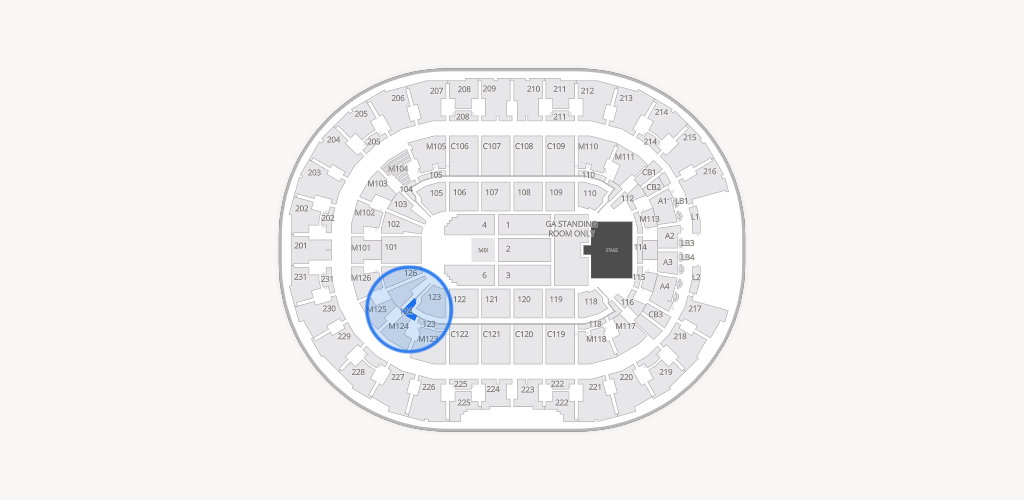 Rocket Arena Seating Chart
