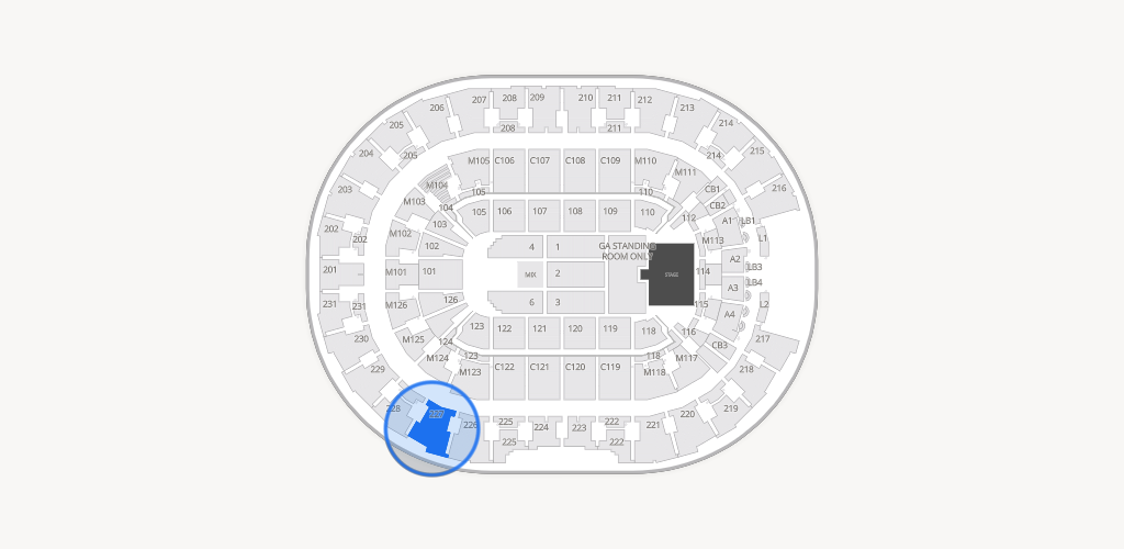 Rocket Arena Seating Chart