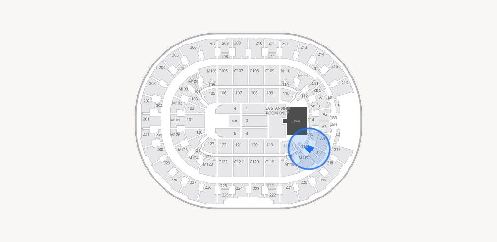 Rocket Arena Seating Chart