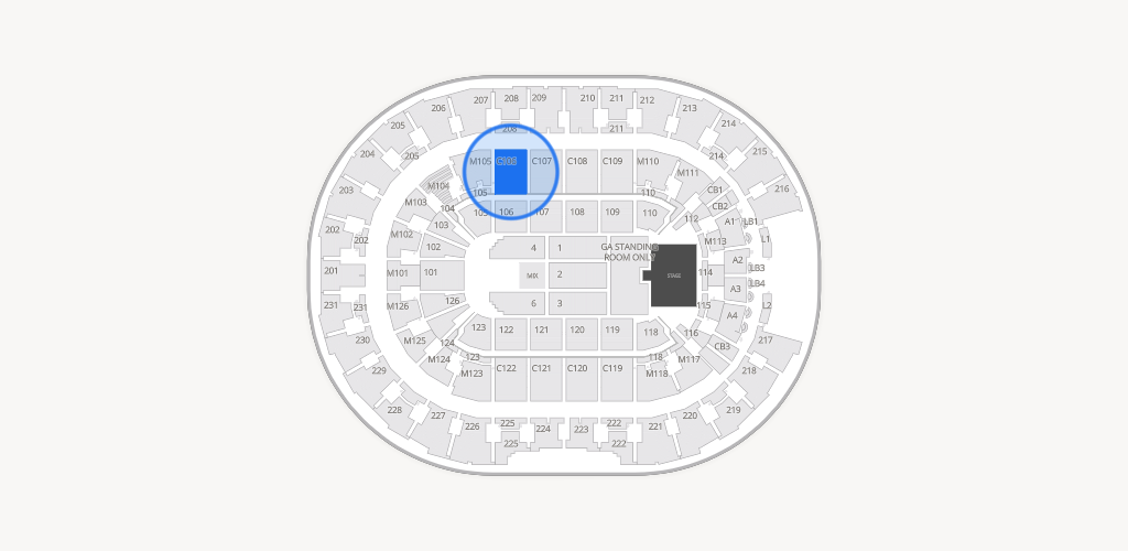 Rocket Arena Seating Chart