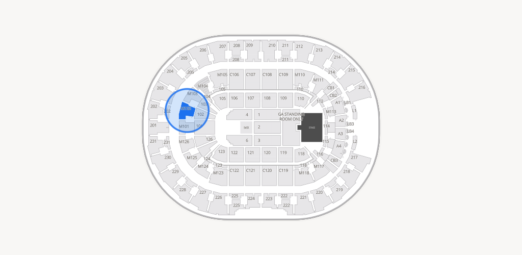 Rocket Arena Seating Chart