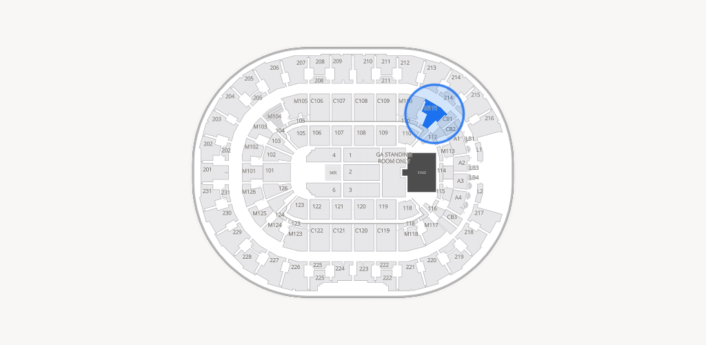 Rocket Arena Seating Chart
