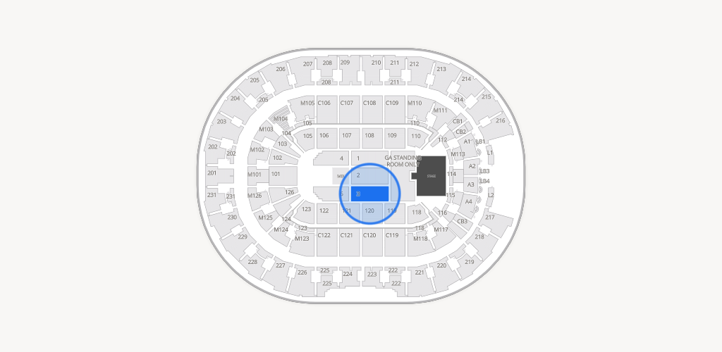 Rocket Arena Seating Chart