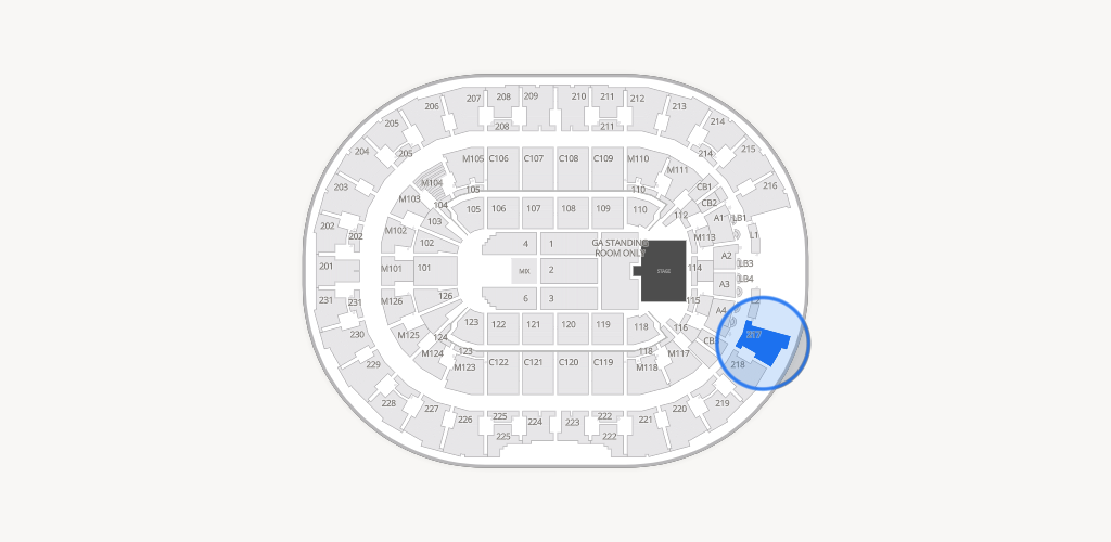 Rocket Arena Seating Chart