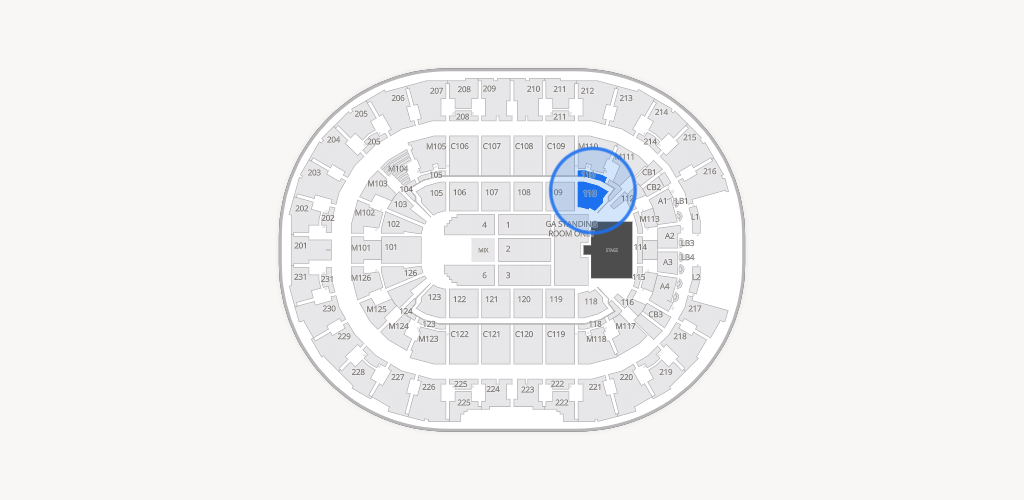 Rocket Arena Seating Chart