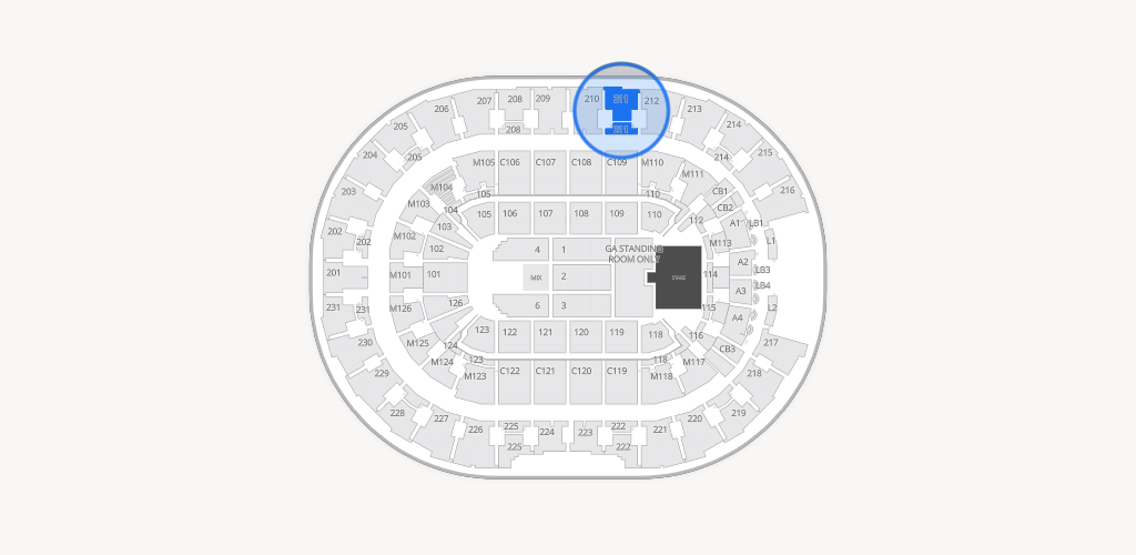 Rocket Arena Seating Chart