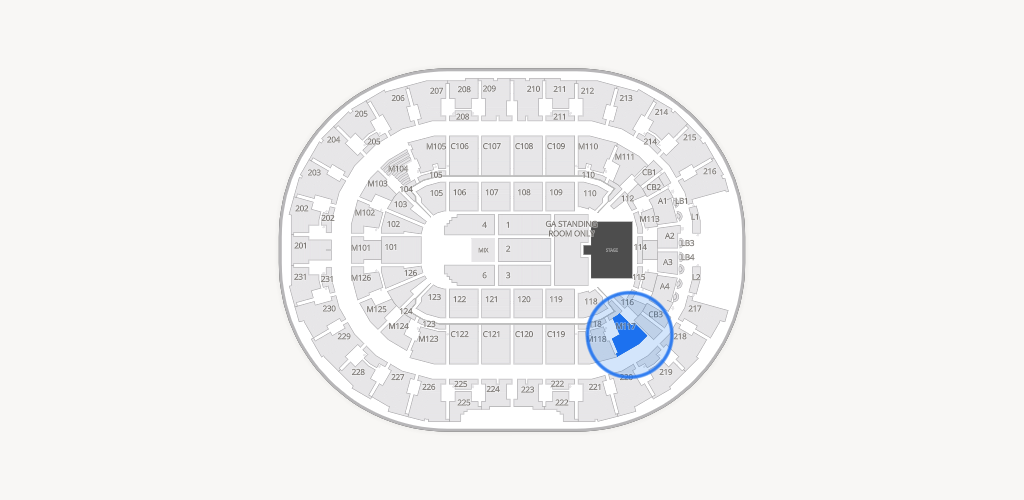 Rocket Arena Seating Chart
