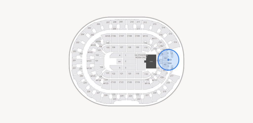 Rocket Arena Seating Chart