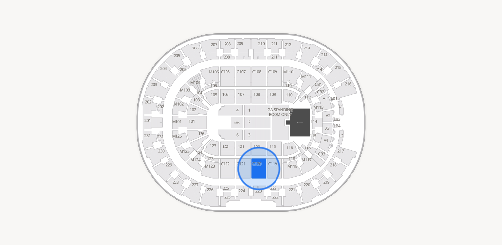 Rocket Arena Seating Chart