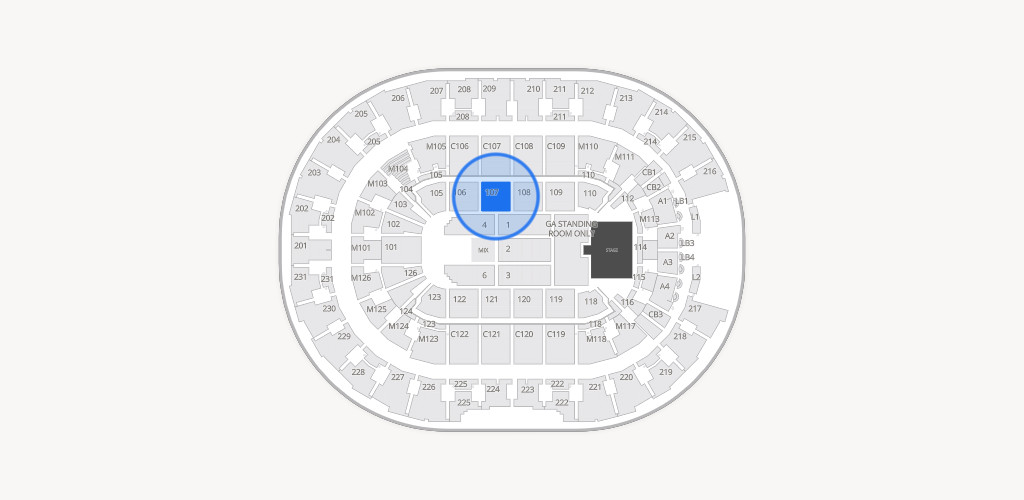 Rocket Arena Seating Chart