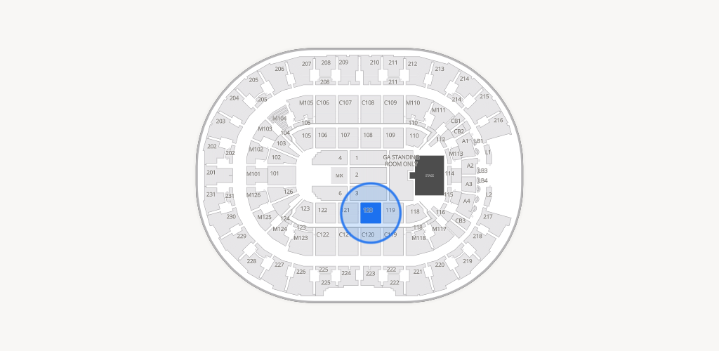 Rocket Arena Seating Chart
