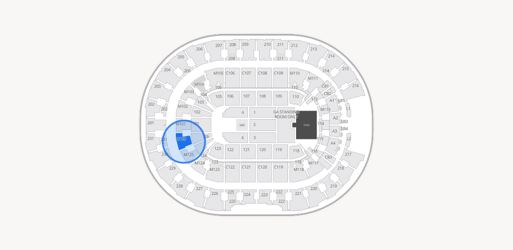 Rocket Arena Seating Chart