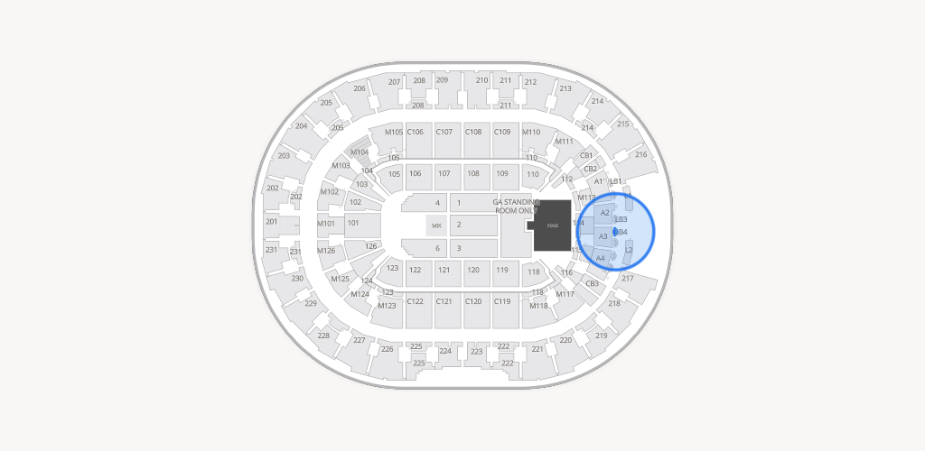 Rocket Arena Seating Chart