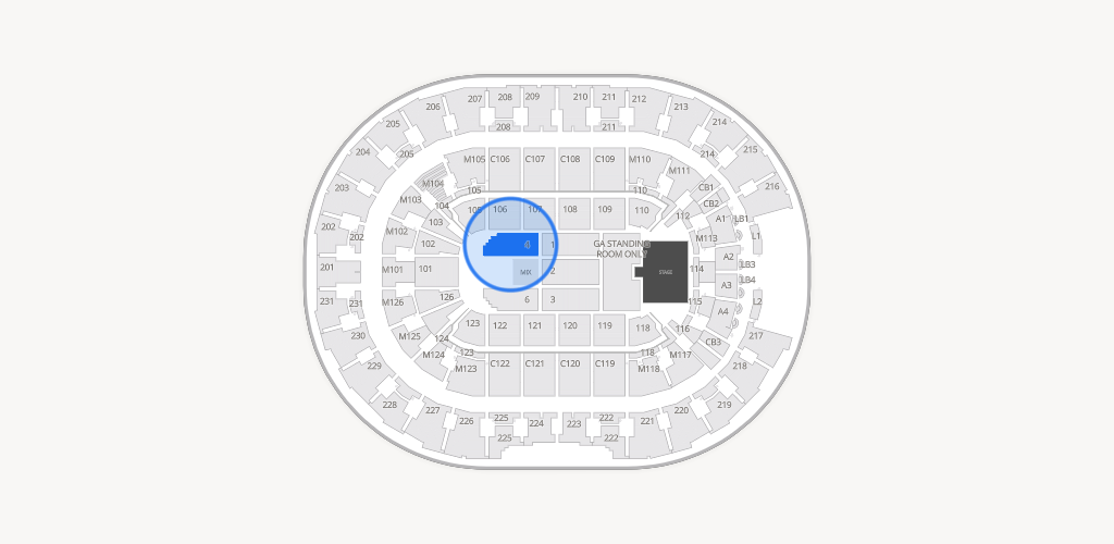 Rocket Arena Seating Chart