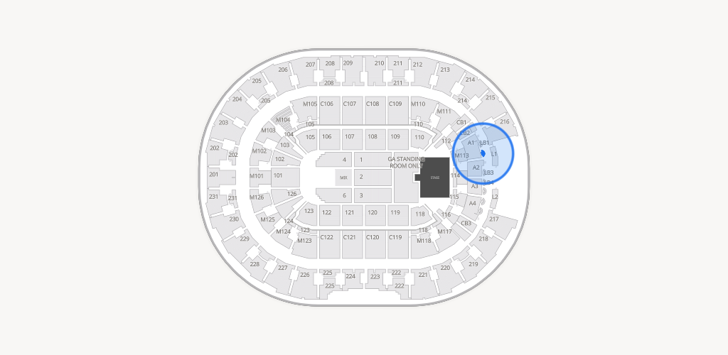 Rocket Arena Seating Chart