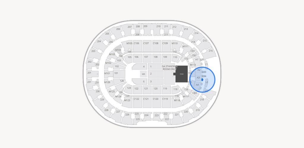 Rocket Arena Seating Chart