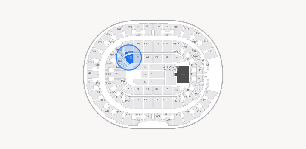 Rocket Arena Seating Chart