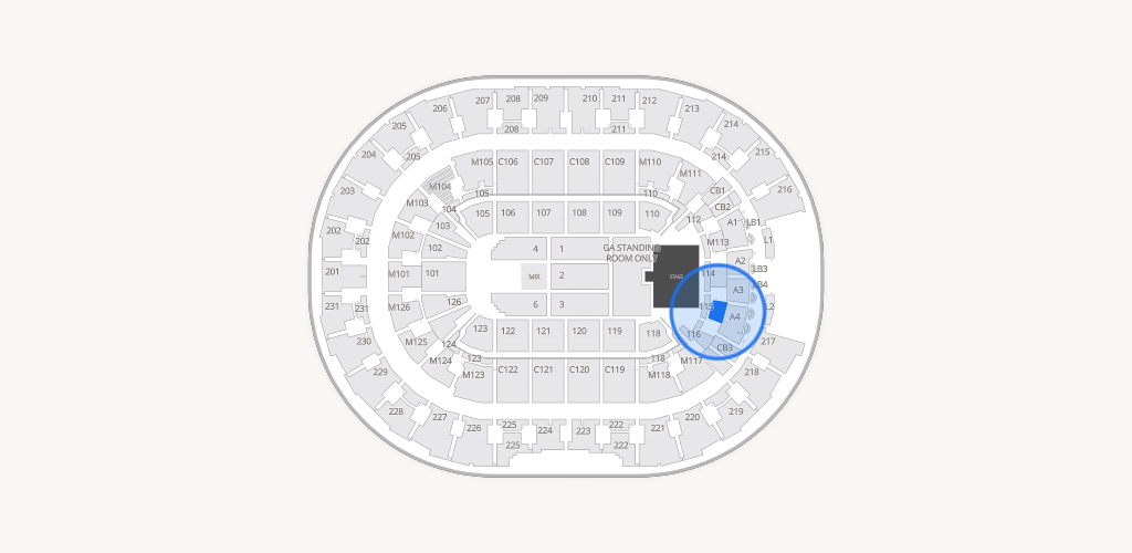 Rocket Arena Seating Chart