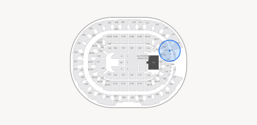 Rocket Arena Seating Chart