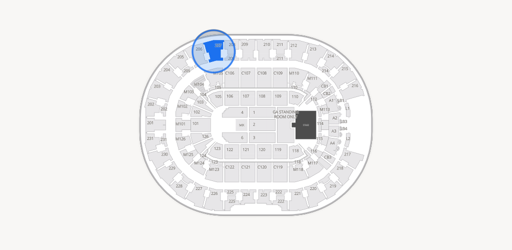Rocket Arena Seating Chart