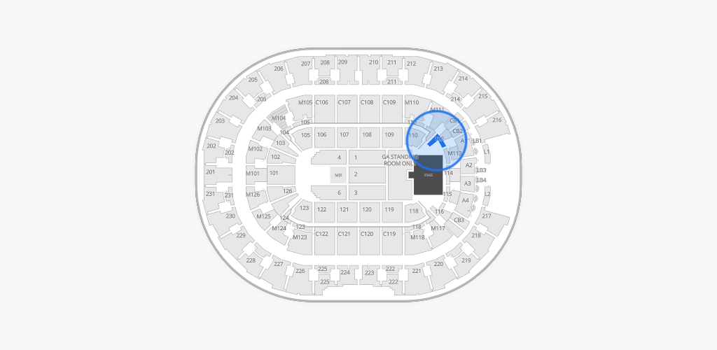 Rocket Arena Seating Chart