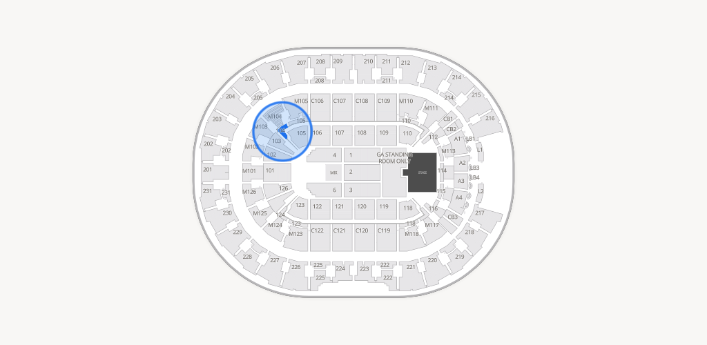 Rocket Arena Seating Chart