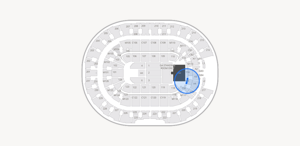 Rocket Arena Seating Chart