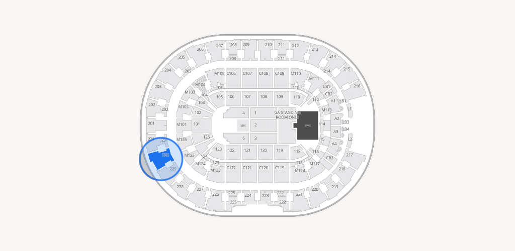 Rocket Arena Seating Chart