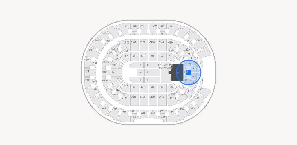 Rocket Arena Seating Chart