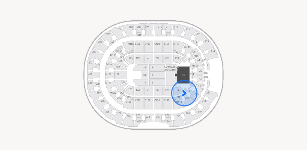 Rocket Arena Seating Chart