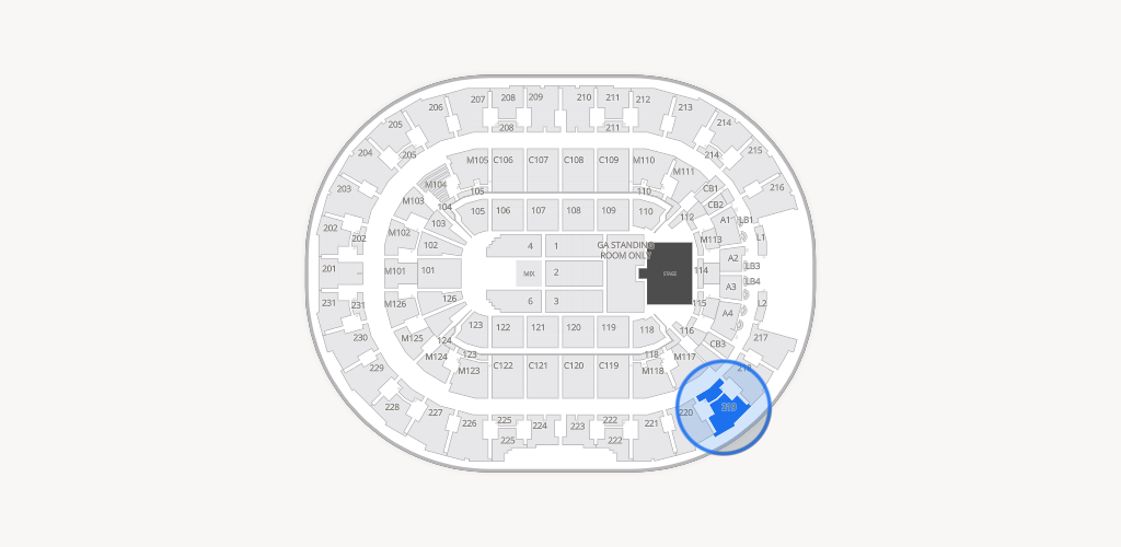 Rocket Arena Seating Chart