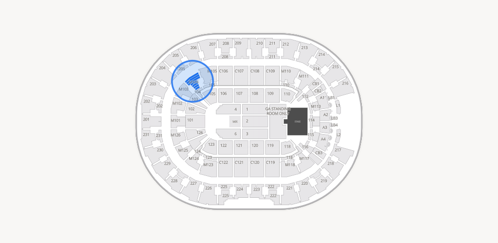 Rocket Arena Seating Chart