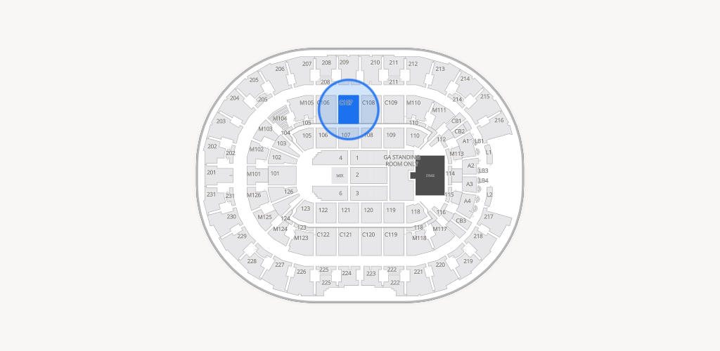Rocket Arena Seating Chart