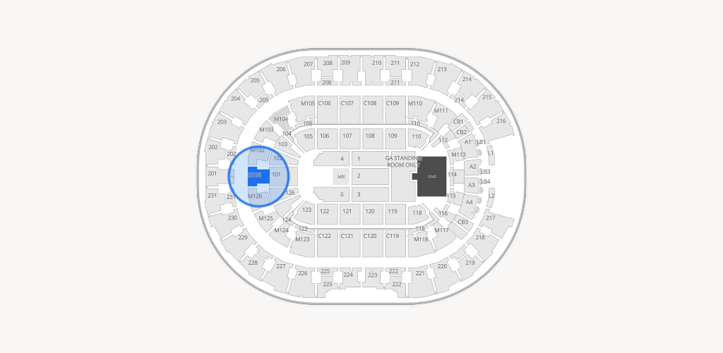 Rocket Arena Seating Chart