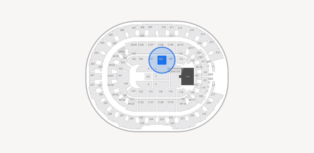 Rocket Arena Seating Chart