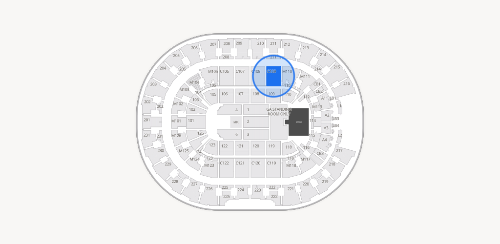Rocket Arena Seating Chart