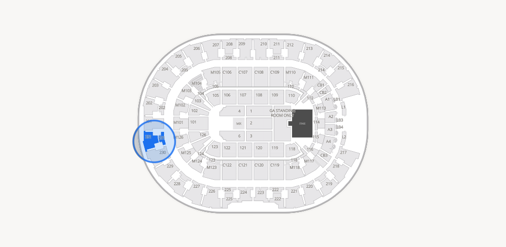 Rocket Arena Seating Chart
