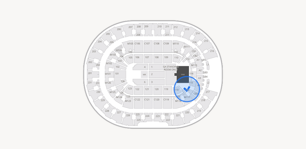 Rocket Arena Seating Chart
