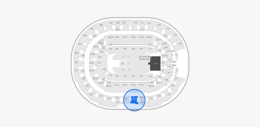 Rocket Arena Seating Chart