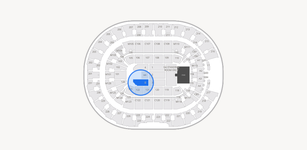 Rocket Arena Seating Chart
